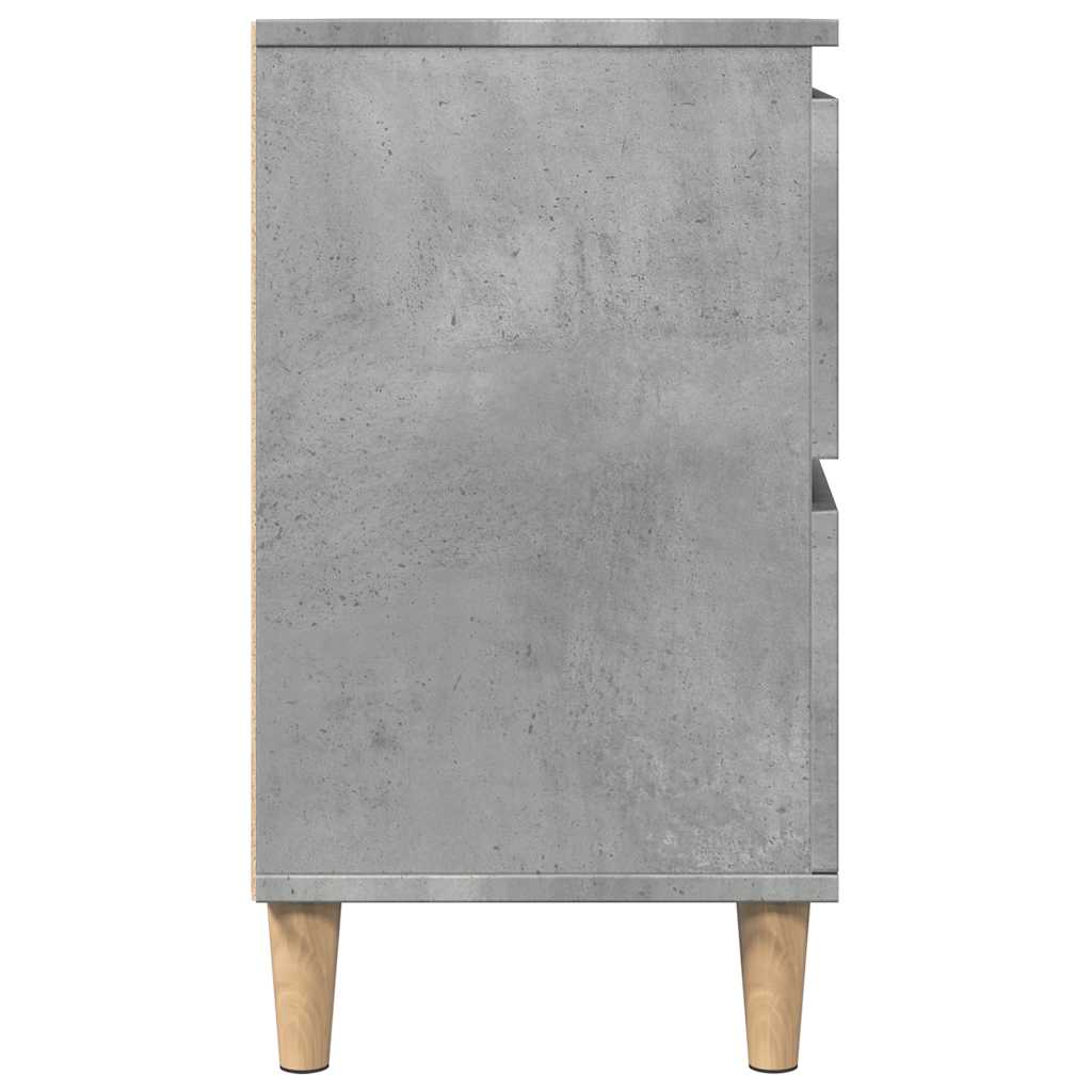 Meuble d'évier gris béton 80x33x60 cm bois d'ingénierie