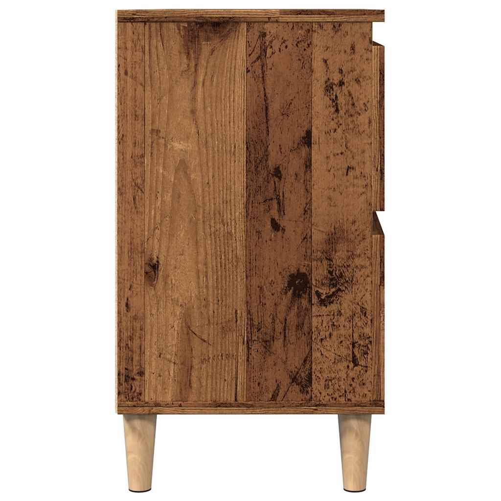 Armoire d'évier vieux bois 80x33x60 cm bois d'ingénierie