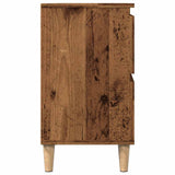 Armoire d'évier vieux bois 80x33x60 cm bois d'ingénierie