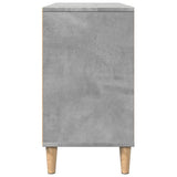 Concrete gray bathroom cabinet 80x33x60cm engineered wood