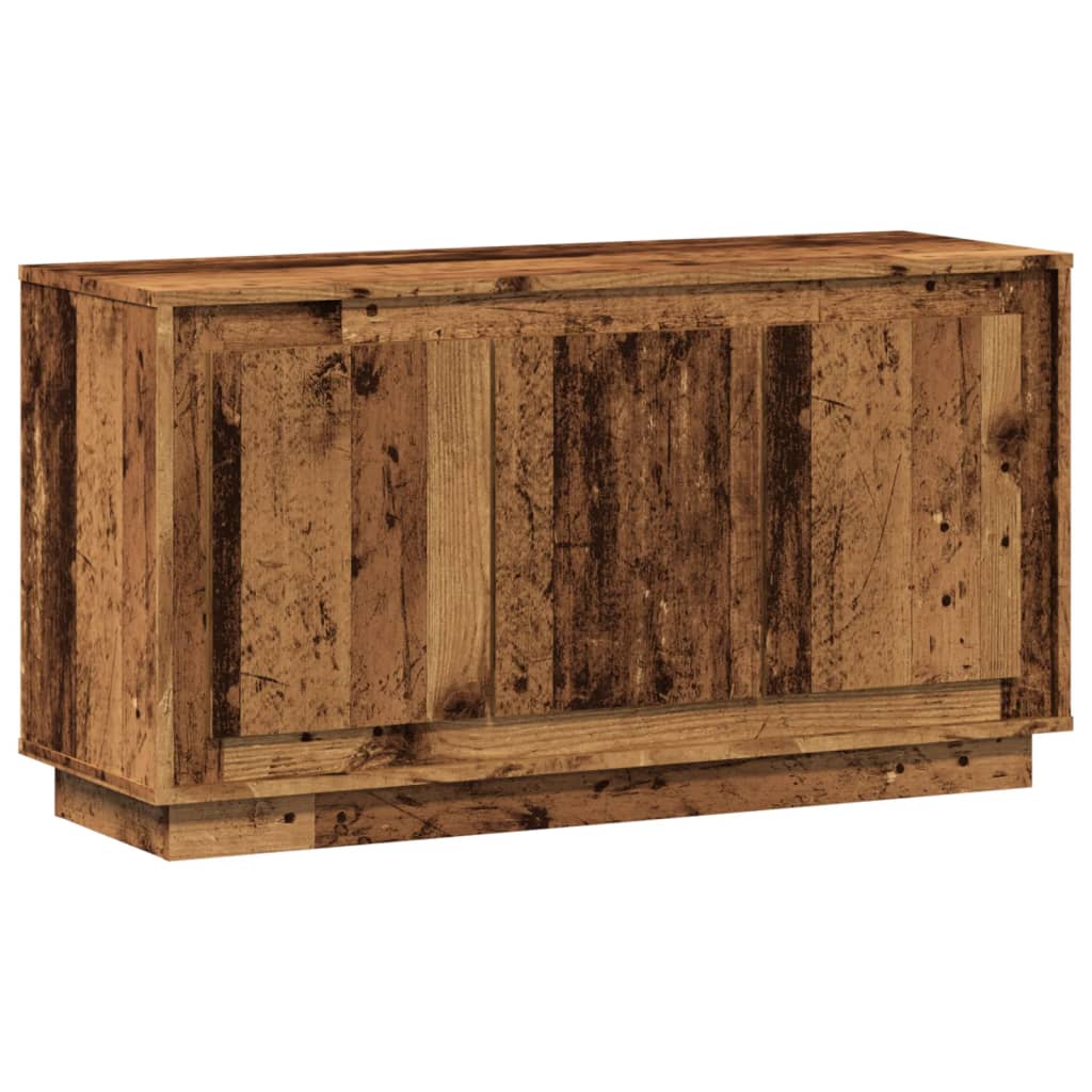 Buffet vieux bois 102x35x55 cm bois d'ingénierie