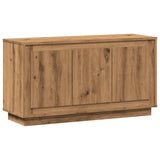 Buffet chêne artisanal 102x35x55 cm bois d'ingénierie