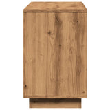 Buffet chêne artisanal 102x35x55 cm bois d'ingénierie