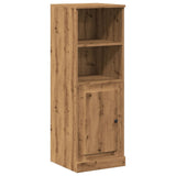 Buffet haut chêne artisanal 36x35,5x103,5 cm bois d'ingénierie