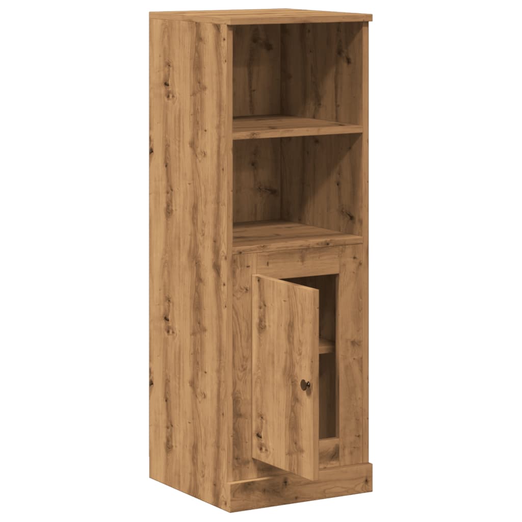 Buffet haut chêne artisanal 36x35,5x103,5 cm bois d'ingénierie