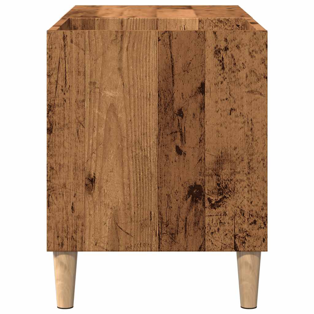 Schallplattenschrank Altholz 84,5x38x48 cm Holzwerkstoff