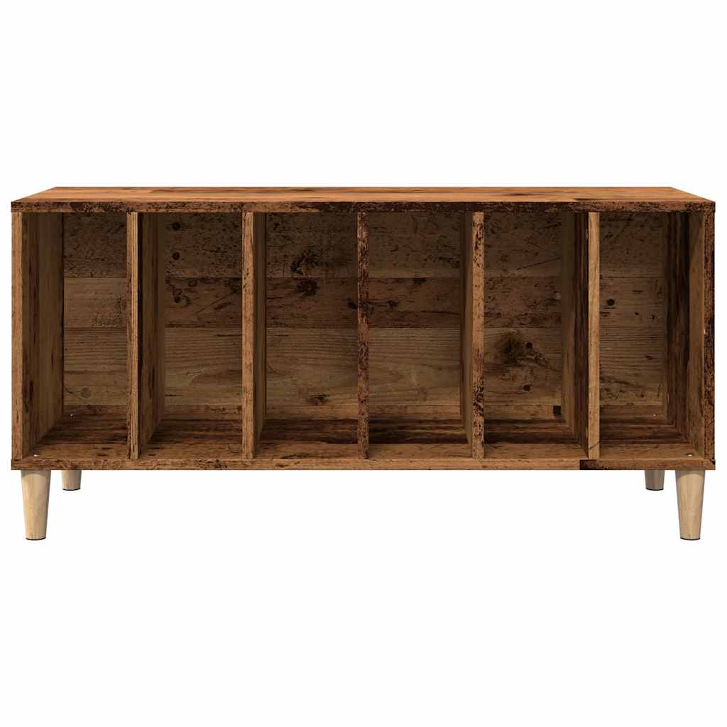 Altholz-Schallplattenschrank 100 x 38 x 48 cm, Holzwerkstoff