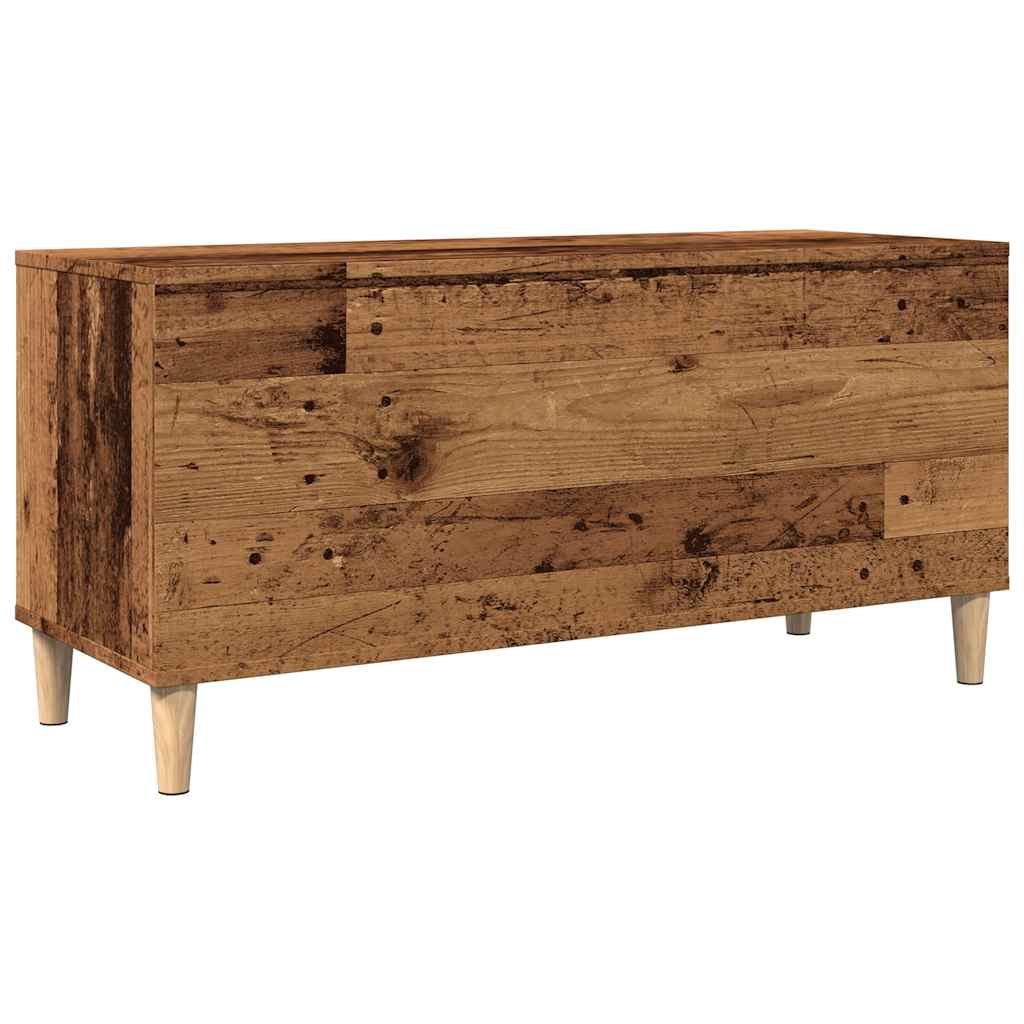 Altholz-Schallplattenschrank 100 x 38 x 48 cm, Holzwerkstoff