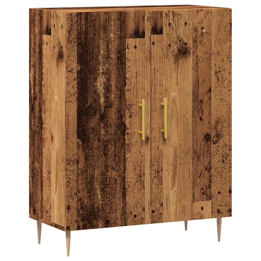 Buffet vieux bois 69,5x34x90 cm bois d'ingénierie