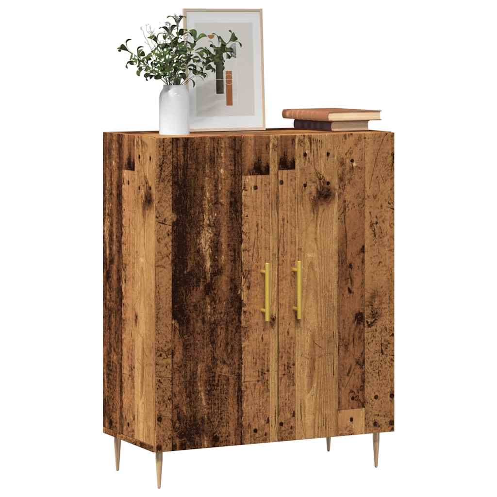 Buffet vieux bois 69,5x34x90 cm bois d'ingénierie