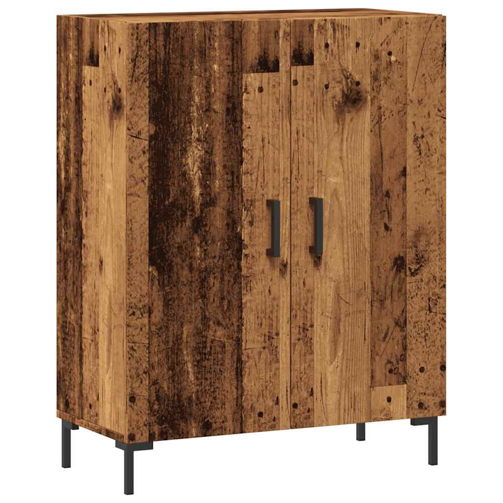 Buffet vieux bois 69,5x34x90 cm bois d'ingénierie