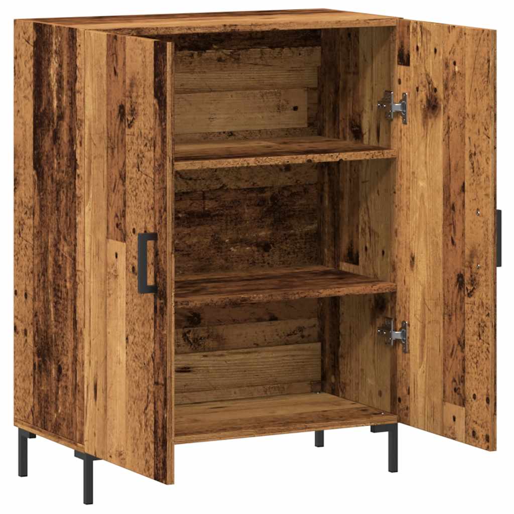 Buffet vieux bois 69,5x34x90 cm bois d'ingénierie