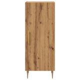 Buffet chêne artisanal 34,5x34x90 cm bois d'ingénierie