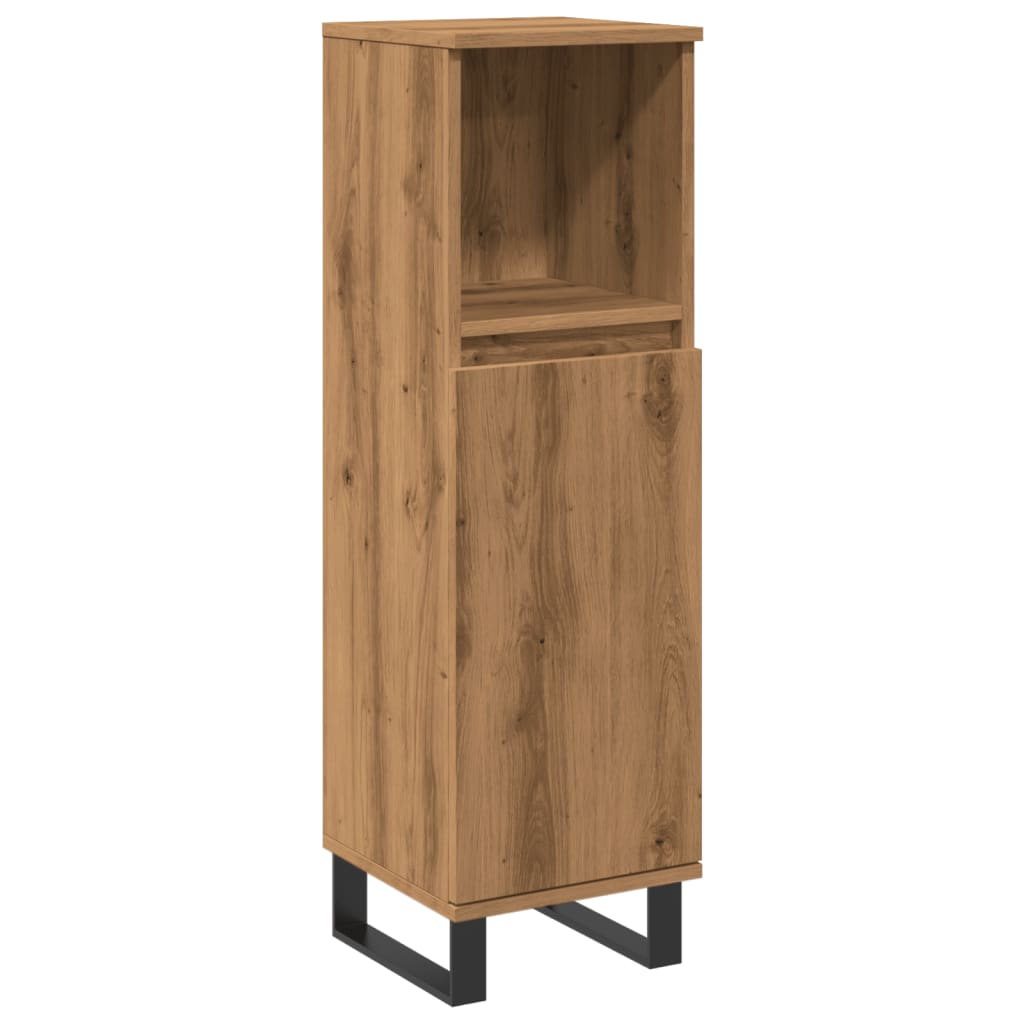 Bathroom cabinet craft oak 30x30x100 cm