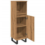 Bathroom cabinet craft oak 30x30x100 cm