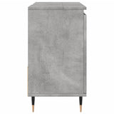 Armoire de salle de bain gris béton 65x33x60 cm