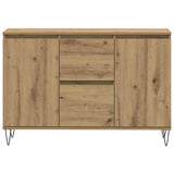 Buffet chêne artisanal 104x35x70 cm bois d'ingénierie