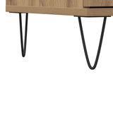 Buffet chêne artisanal 104x35x70 cm bois d'ingénierie