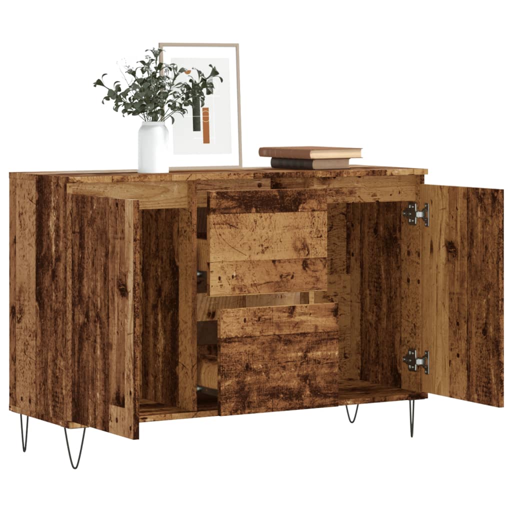 Altholz-Sideboard 104x35x70 cm, Holzwerkstoff