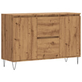 Handgefertigtes Sideboard aus Eichenholz, 104 x 35 x 70 cm, Holzwerkstoff