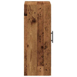 Armoire murale vieux bois 69,5x34x90 cm