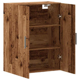 Armoire murale vieux bois 69,5x34x90 cm