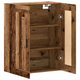 Armoire murale vieux bois 69,5x34x90 cm bois d'ingénierie