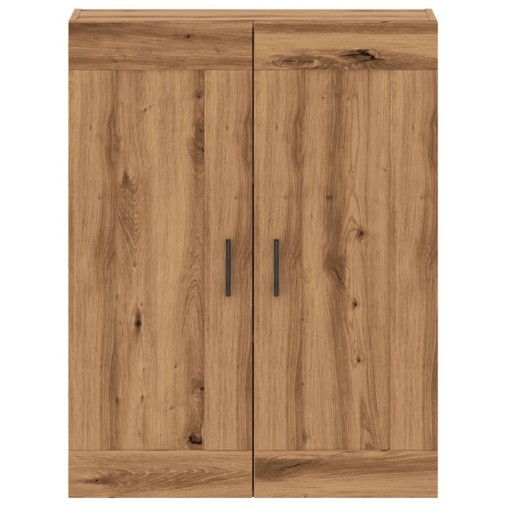 Handgefertigter Wandschrank aus Eichenholz, 69,5 x 34 x 90 cm, Holzwerkstoff