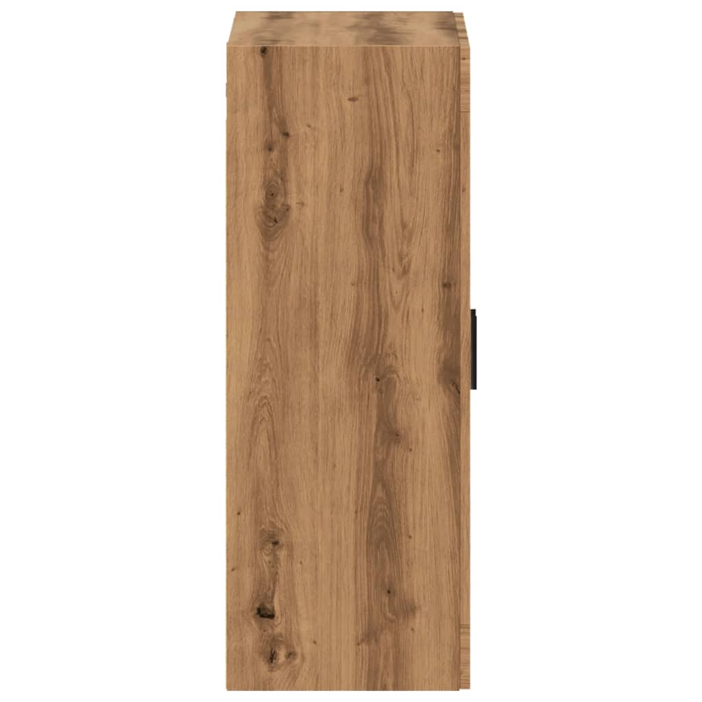 Handgefertigter Wandschrank aus Eichenholz, 69,5 x 34 x 90 cm, Holzwerkstoff