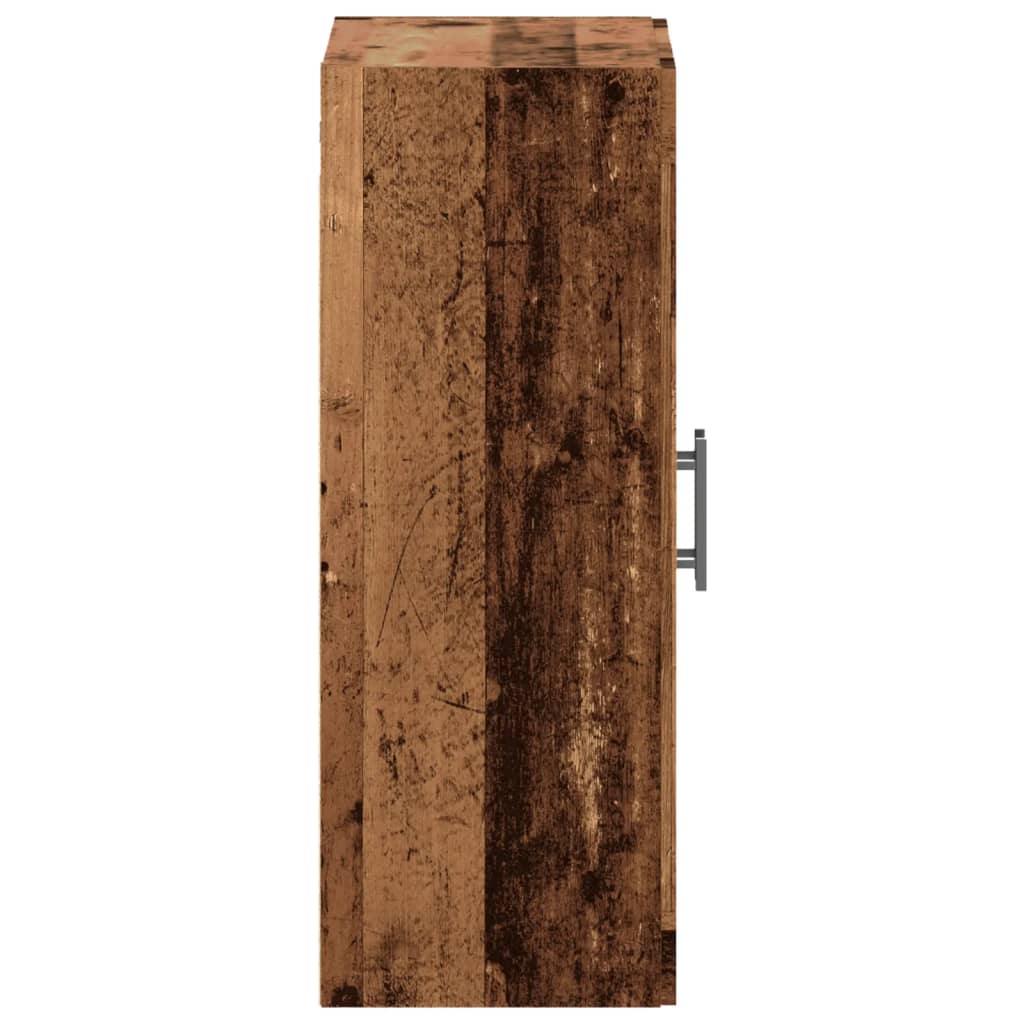 Armoire murale vieux bois 69,5x34x90 cm bois d'ingénierie