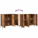 Altholz-Sideboard 90x34x80 cm, Holzwerkstoff