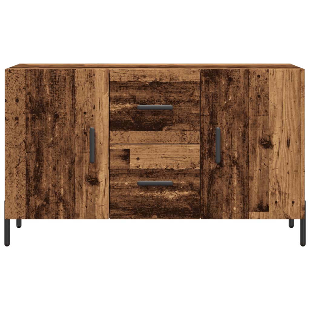 Buffet vieux bois 100x36x60 cm bois d'ingénierie