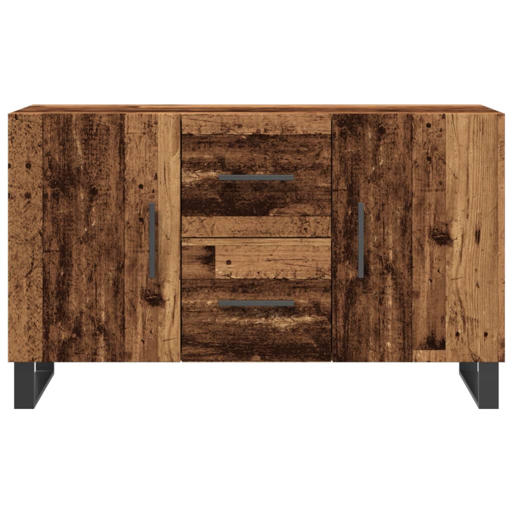 Buffet vieux bois 100x36x60 cm bois d'ingénierie