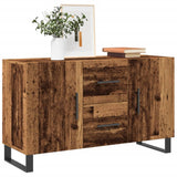 Buffet vieux bois 100x36x60 cm bois d'ingénierie