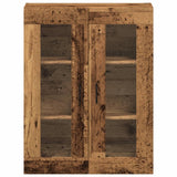 Armoire murale vieux bois 69,5x34x90 cm