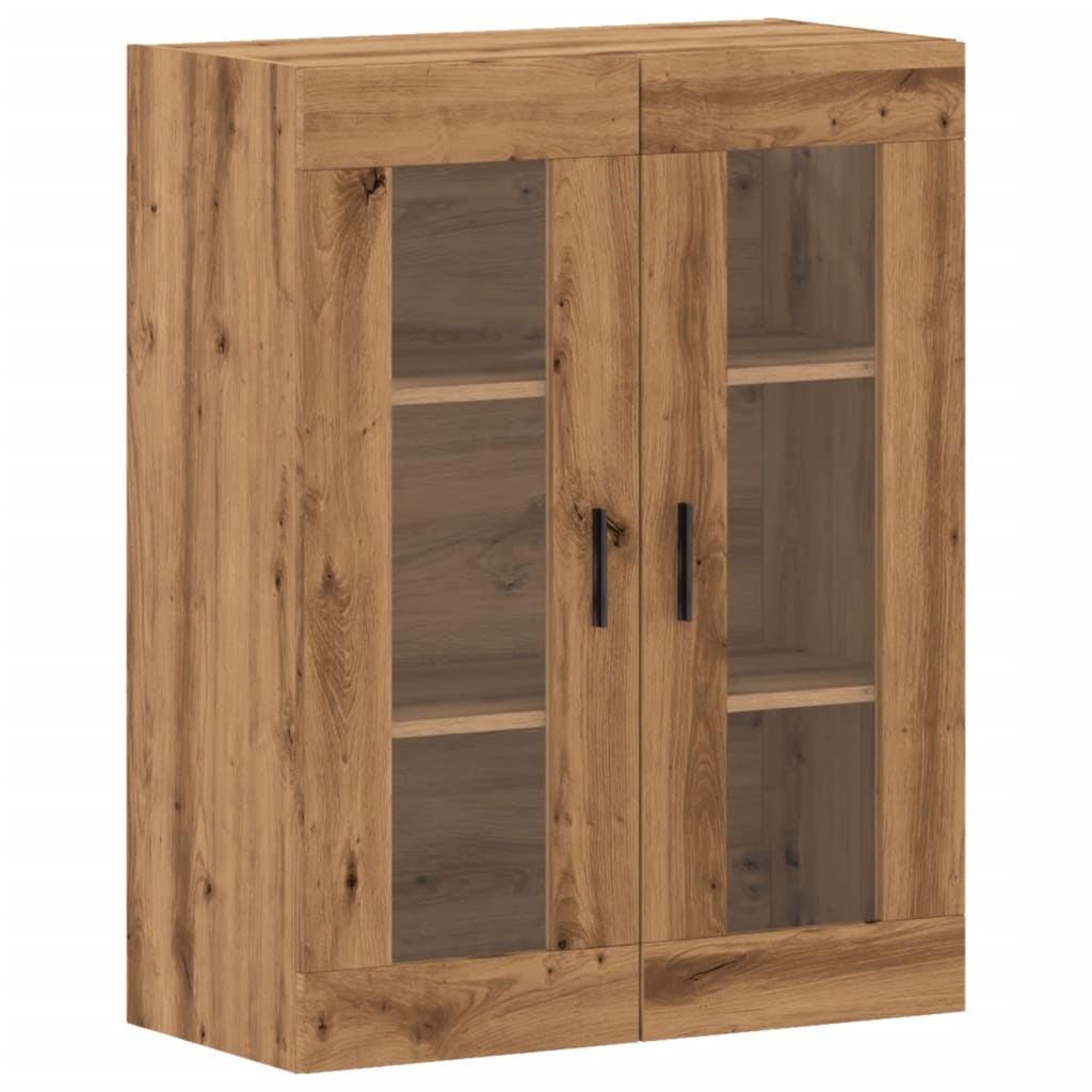 Armoire murale chêne artisanal 69,5x34x90 cm