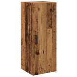 Wall cabinet old wood 34.5x34x90 cm engineered wood