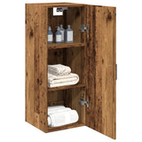 Wall cabinet old wood 34.5x34x90 cm engineered wood