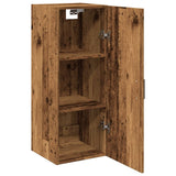 Armoire murale vieux bois 34,5x34x90 cm bois d'ingénierie