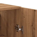 Handgefertigter Wandschrank aus Eichenholz, 69,5 x 34 x 90 cm, Holzwerkstoff