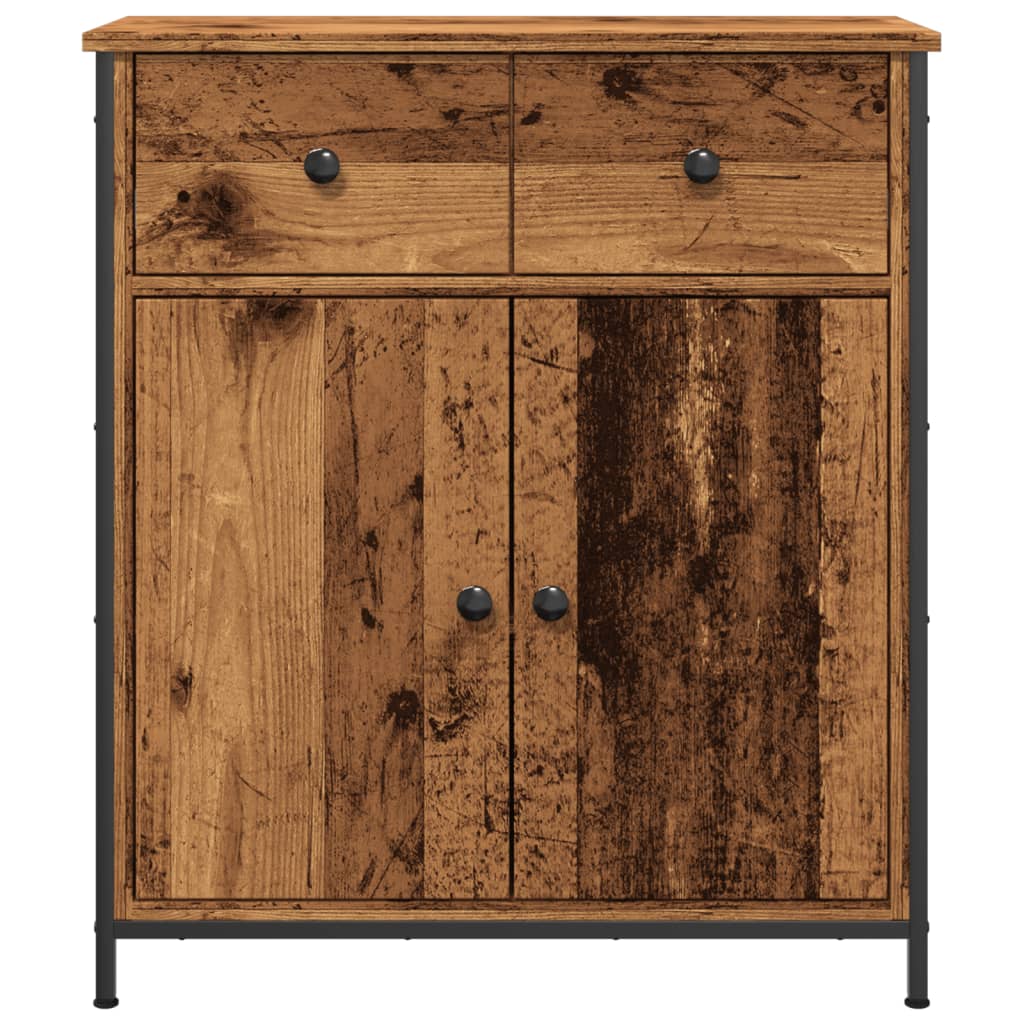 Altholz-Sideboard 70x30x80 cm aus Holzwerkstoff