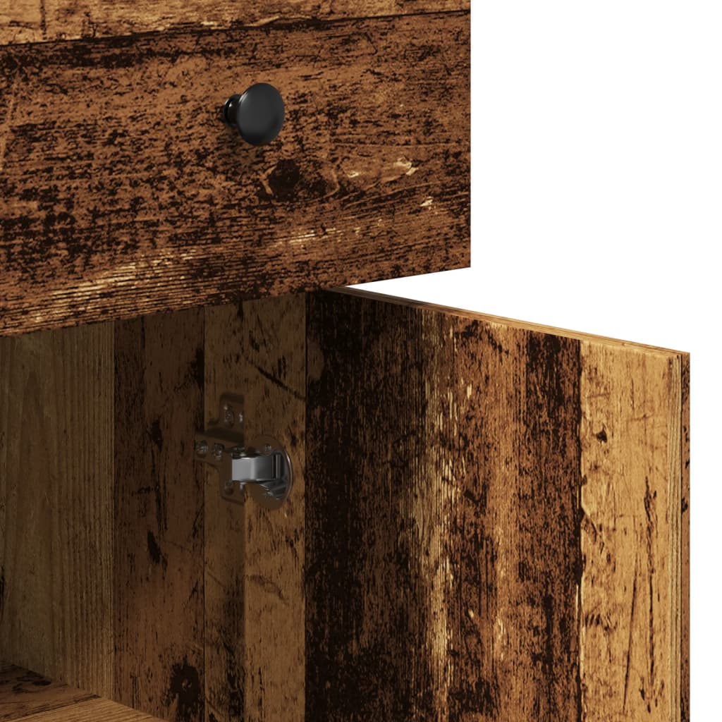 Altholz-Sideboard 70x30x80 cm aus Holzwerkstoff