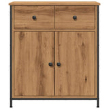 Handgefertigtes Sideboard aus Eichenholz, 70 x 30 x 80 cm, Holzwerkstoff