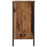 Armoire lavabo vieux bois 80x30x60 cm bois d'ingénierie