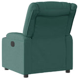 Fauteuil inclinable Vert foncé Tissu