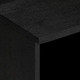 Meuble TV noir 100x33x46 cm bois d'ingénierie