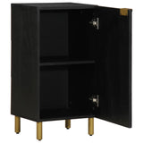 Schwarzes Sideboard 40x33x75 cm aus Holzwerkstoff