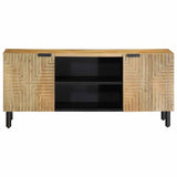 Meuble TV marron 105x33x46 cm Bois massif de manguier