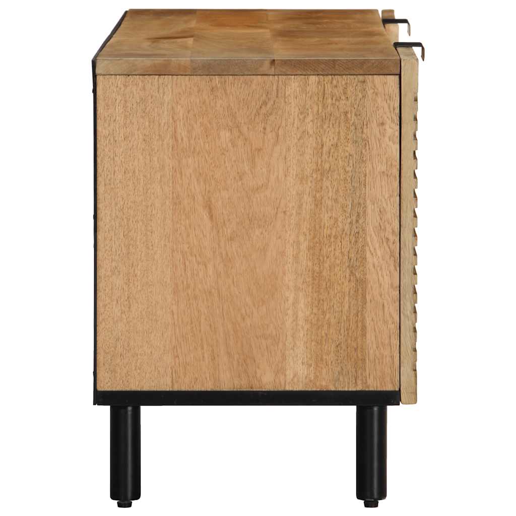 Meuble TV marron 105x33x46 cm Bois massif de manguier