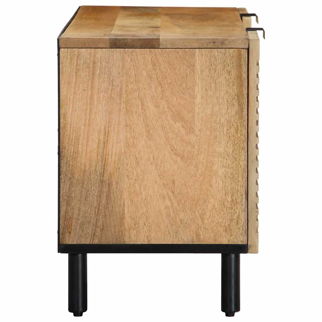 Meuble TV marron 105x33x46 cm Bois massif de manguier